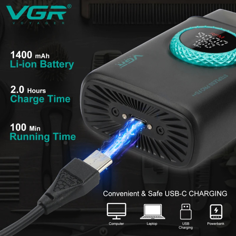 ماشین اصلاح موی صورت وی جی ار مدل V-377