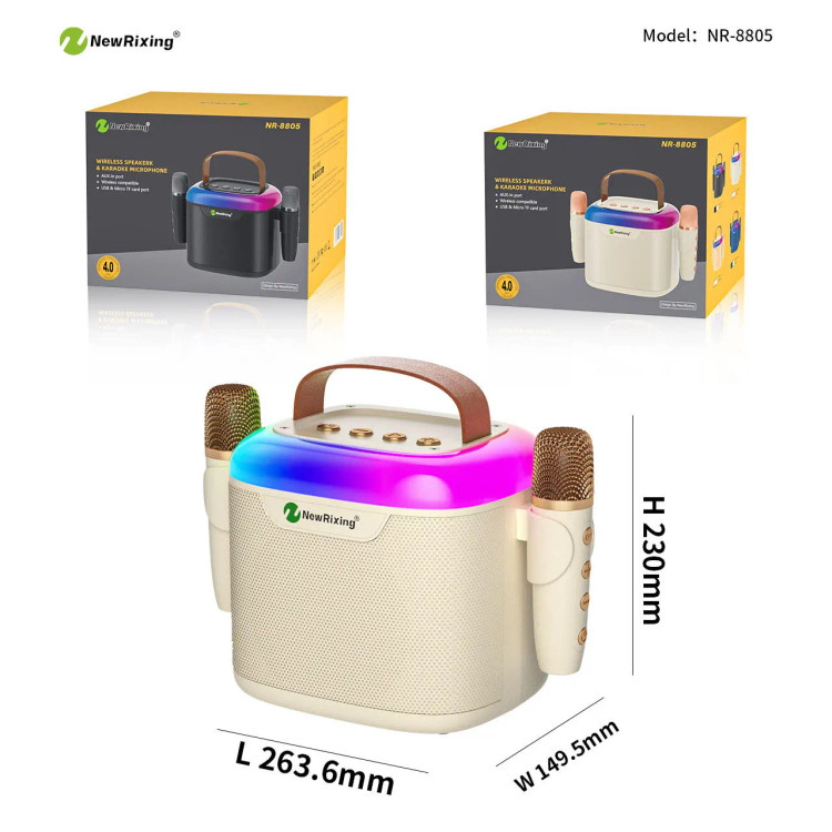 اسپیکر بلوتوثی نیوریکسینگ مدل NR-8805