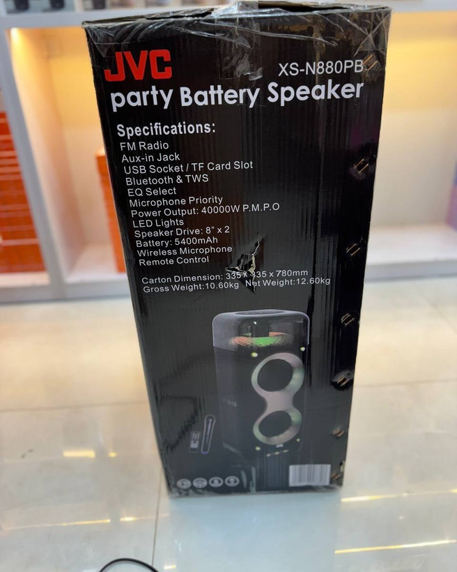 اسپیکر بلوتوثی قابل حمل جی وی سی مدل XS-N880PB
