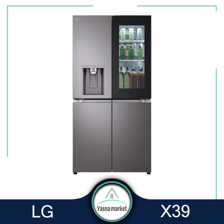 یخچال فریزر ساید بای ساید 34 فوت ال جی مدل X39