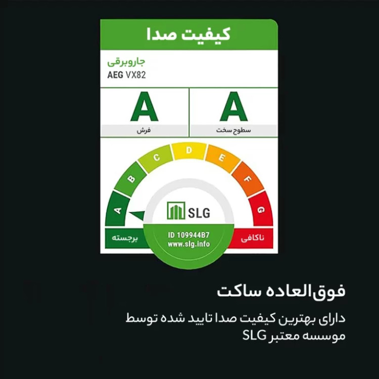 جاروبرقی AEG (آاگ )مدل VX82-1-ÖKO