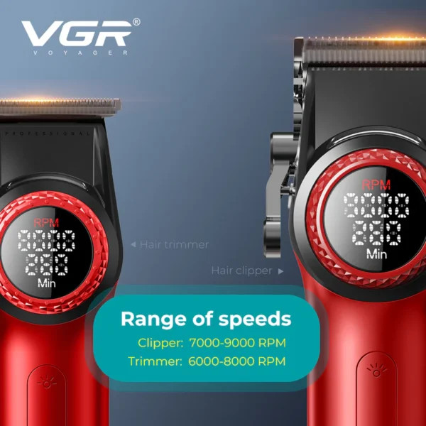 ماشین اصلاح(ست حرفه ای آرایشگری) VGR وی جی آر مدل SUPER POWER PRO 4 IN 1