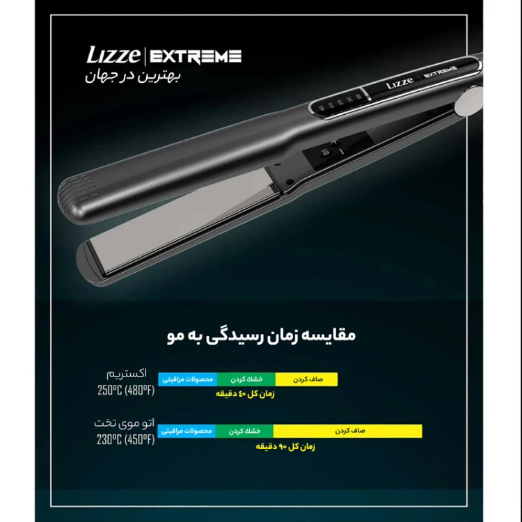 ست لیز (سشوار و اتو مو) سری اکستریم extreme