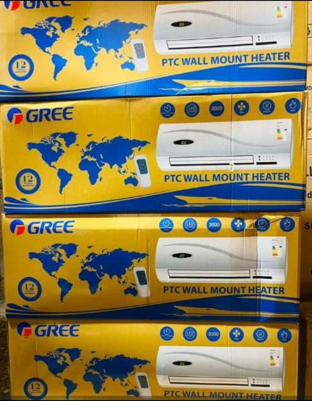 بخاری هیتر برقی پنلی دیواری طرح اسپیلت گری پنلی GREE